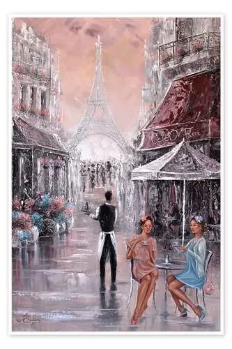 Charla en un café de París de Isabella Karolewicz