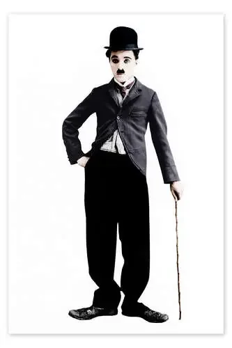 Charlie Chaplin with Bamboo Stick Everett Collection
