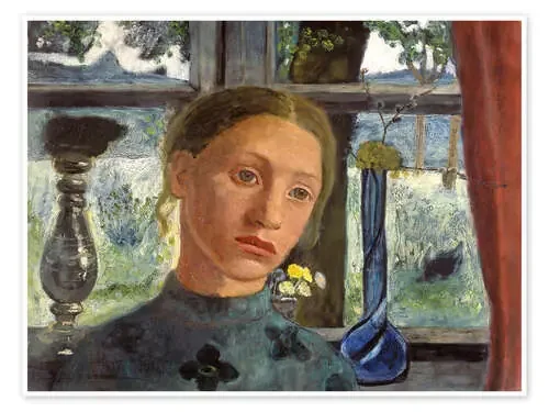 Chica delante de una ventana de Paula Modersohn-Becker ARTOTHEK