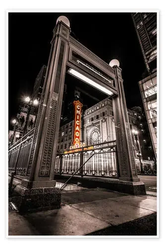 Chicago Theatre , Illinois de Sören Bartosch