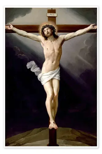 Christ on the Cross, 1639 de Guido Reni Bridgeman Images