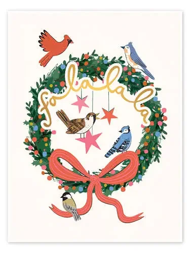 Christmas birds de Amy Hodkin Advocate Art