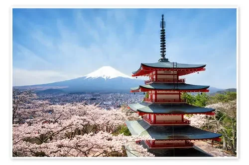 Chureito Pagoda in Yamanashi Japan de Jan Christopher Becke