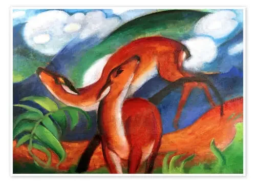 Ciervo rojo II de Franz Marc akg-images