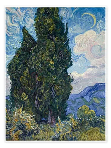 Cipreses de Vincent van Gogh Master Collection