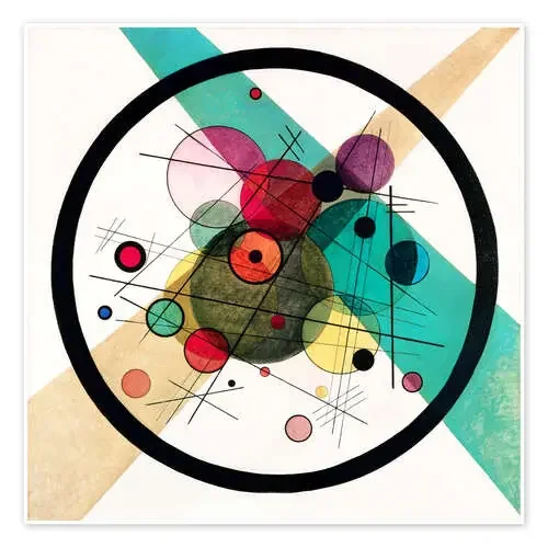 Círculos en círculos de Wassily Kandinsky Master Collection