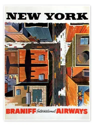 Ciudad de Nueva York de Vintage Travel Collection