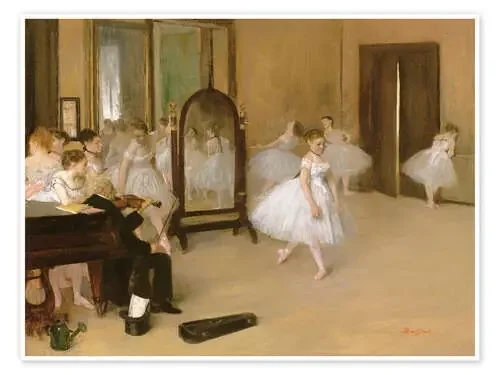 Clases de danza de Edgar Degas Master Collection
