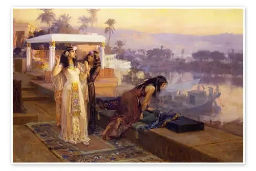 Cleopatra en las terrazas de Philae de Frederick Arthur Bridgman Master Collection