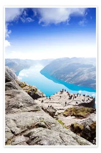 Cliff Preikestolen at Lysefjord Editors Choice