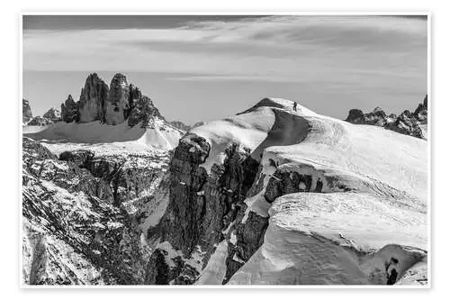 Climber on the mountain top 1x