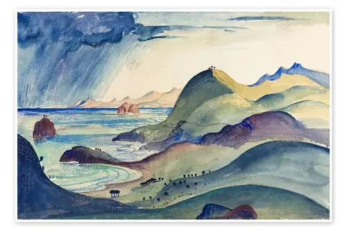 Coast at Cerberre de James Dickson Innes Bridgeman Images