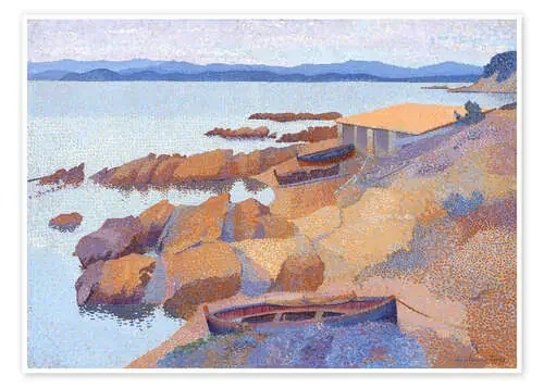 Coast near Antibes de Henri-Edmond Cross Everett Collection