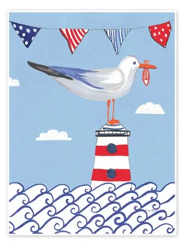 Coastal Bird I de Farida Zaman Wild Apple Graphics