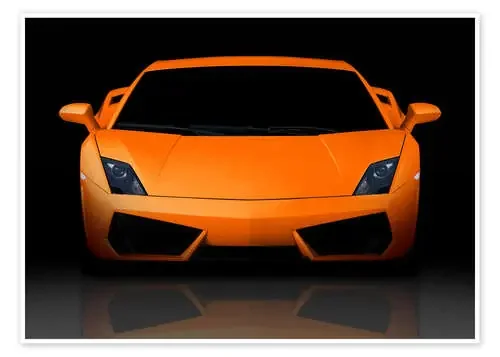 Coche de lujo naranja Editors Choice