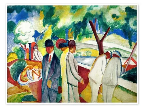 Cochecitos (Big Light Walk) de August Macke akg-images