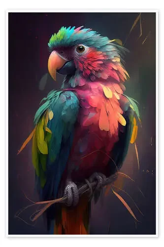 Colorful Cute Parrot de Dreamscapes