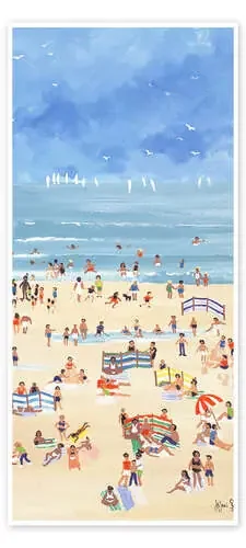 Colorful Day at the Beach de Judy Joel Bridgeman Images