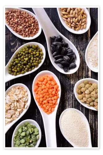 Colorful seeds and legumes Editors Choice