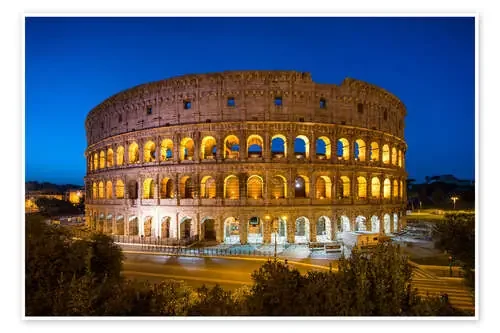 Colosseum in Rome at night de Jan Christopher Becke