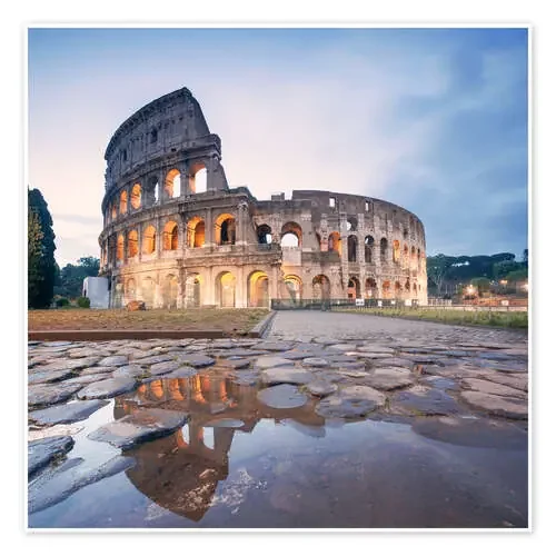 Colosseum reflected into water de Matteo Colombo