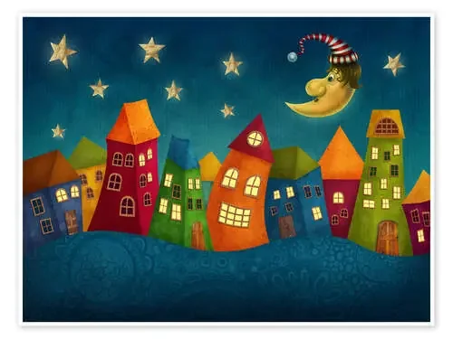 Colourful houses de Elena Schweitzer