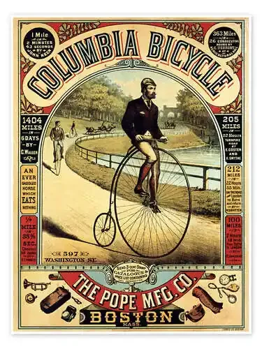 Columbia Bicycles de Vintage Advertising Collection