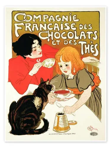 Compagnie Francaise des Chocolats et des Thés de Théophile-Alexandre Steinlen Master Collection