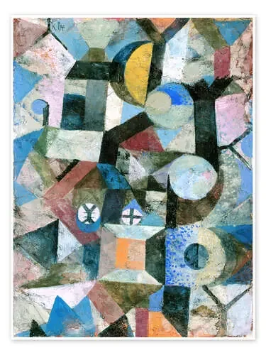 Composición con la media luny y la Y de Paul Klee Master Collection