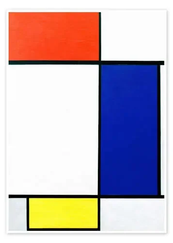Composición con rojo, amarillo, azul de Piet Mondrian akg-images