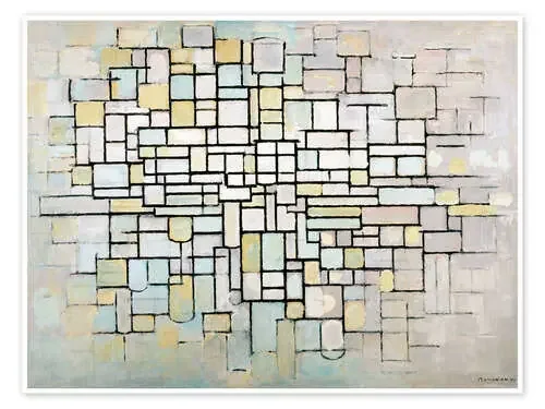 Composición n° II, 1913 de Piet Mondrian Master Collection