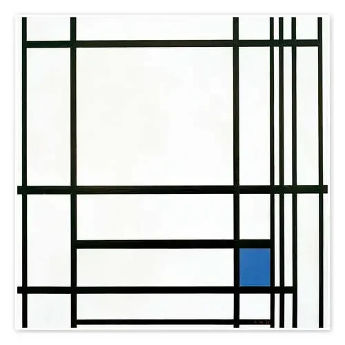 Composition lines color, III. de Piet Mondrian akg-images