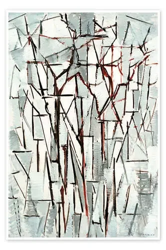 Composition trees II de Piet Mondrian akg-images