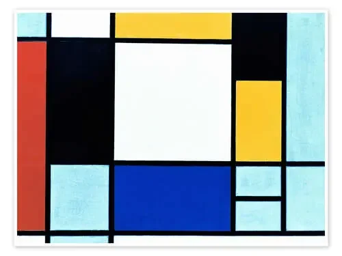 Composition Yellow Red Black de Piet Mondrian akg-images
