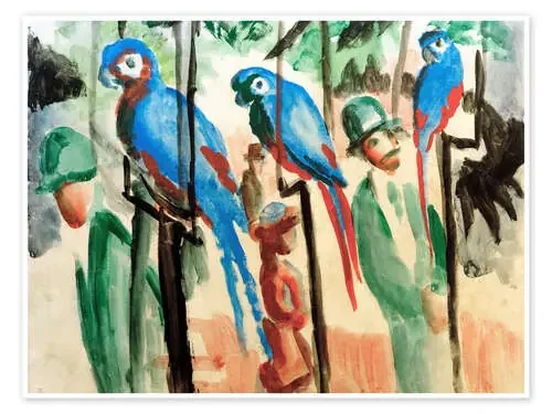 Con los loros de August Macke akg-images