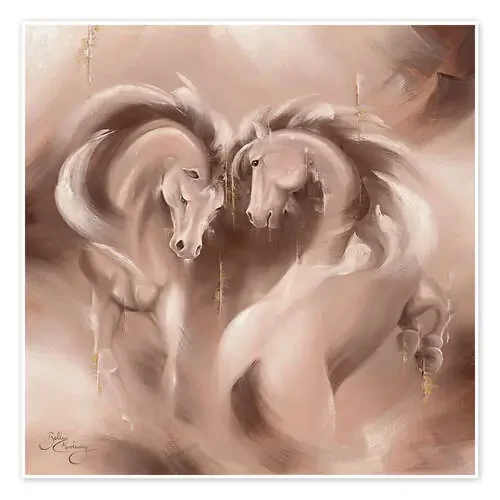 Corazón tierno, caballos enamorados de Isabella Karolewicz