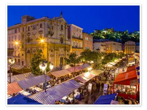 Cours Saleya in Nice de Dieterich Fotografie