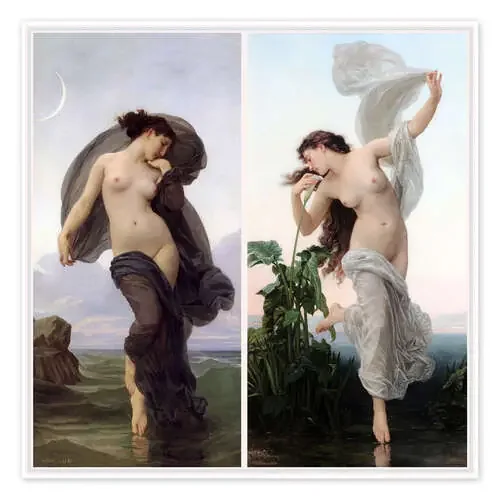 Crepúsculo y Aurora de William Adolphe Bouguereau Master Collection