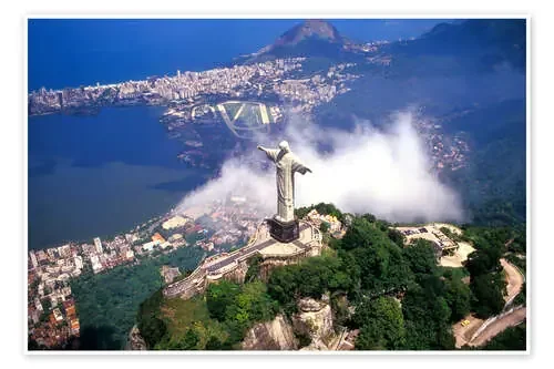 Cristo sobre rio de janeiro de Bill Bachmann Danita Delimont