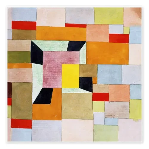Cuadros de colores divididos de Paul Klee ARTOTHEK