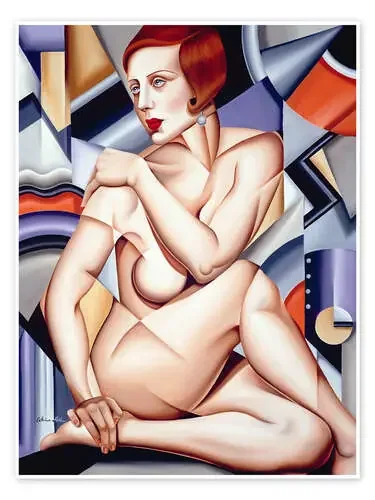 Cubist nude de Catherine Abel Bridgeman Images