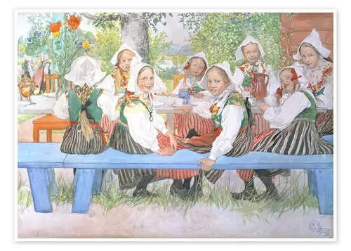 Cumpleaños de Kersti de Carl Larsson ARTOTHEK