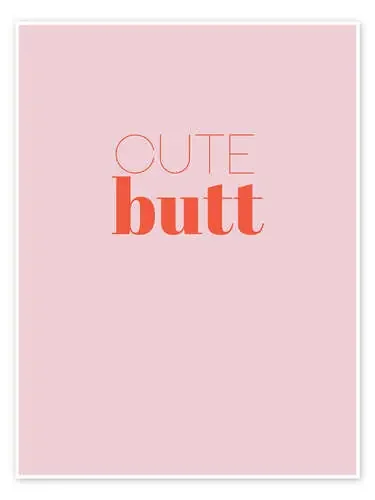 Cute Butt I de Typobox Editors Choice
