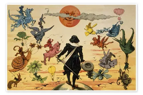 Cyrano‘s Dream The Planetary Journey de Henri Maigrot akg-images