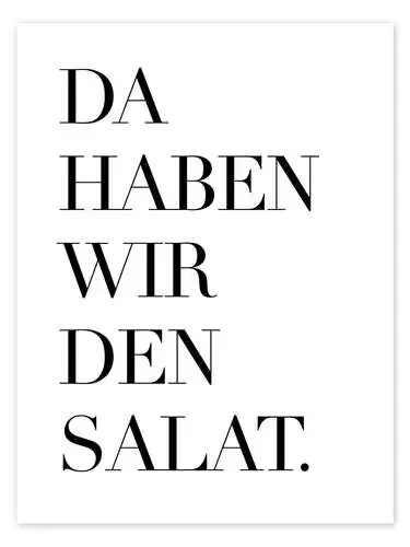 Da haben wir den Salat I de Typobox Editors Choice