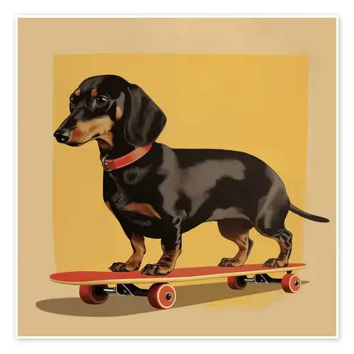 Dachshund Skater de Andreas Magnusson 1x