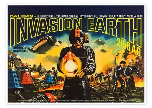 DALEKS‘ INVASION EARTH 2150 A.D., British 1966. Everett Collection