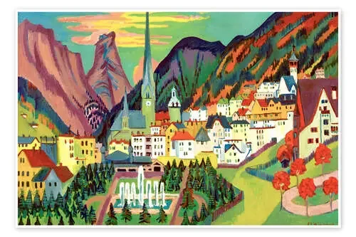 Davos en el verano de Ernst Ludwig Kirchner akg-images