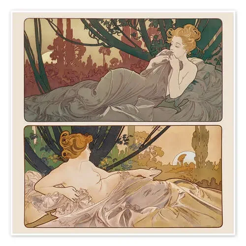 Dawn de Alfons Mucha Master Collection