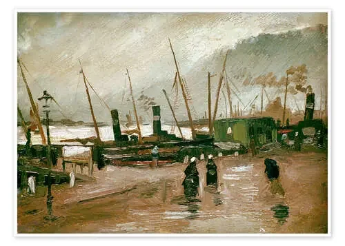 De Ruijterkade in Amsterdam de Vincent van Gogh akg-images